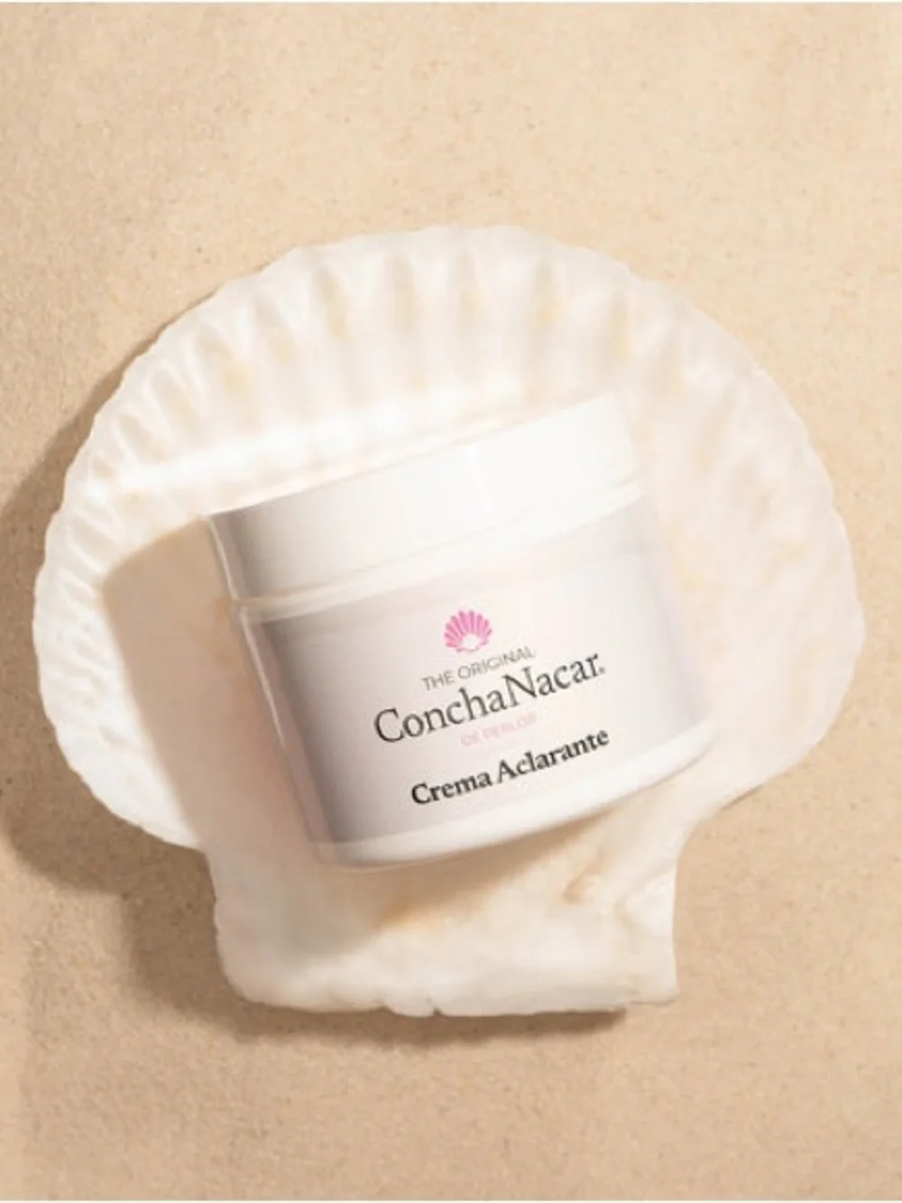 Concha Nacar Crema Aclarente Brightening Mask - White/Pink Packaging